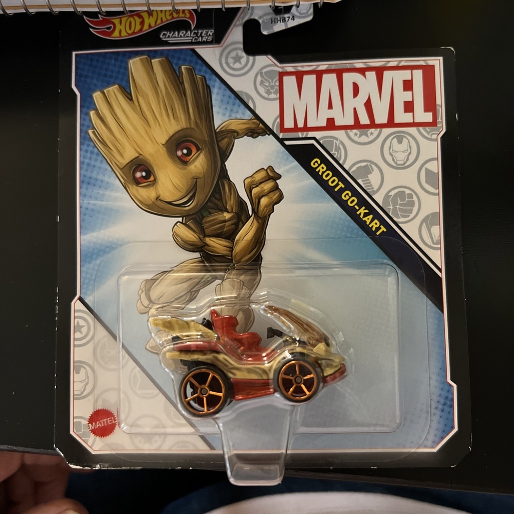 Hot Wheels Marvel Groot Go-Kart‎ Comic Version Character Car New 2022